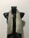 Natural Silver Min Fur Collar
