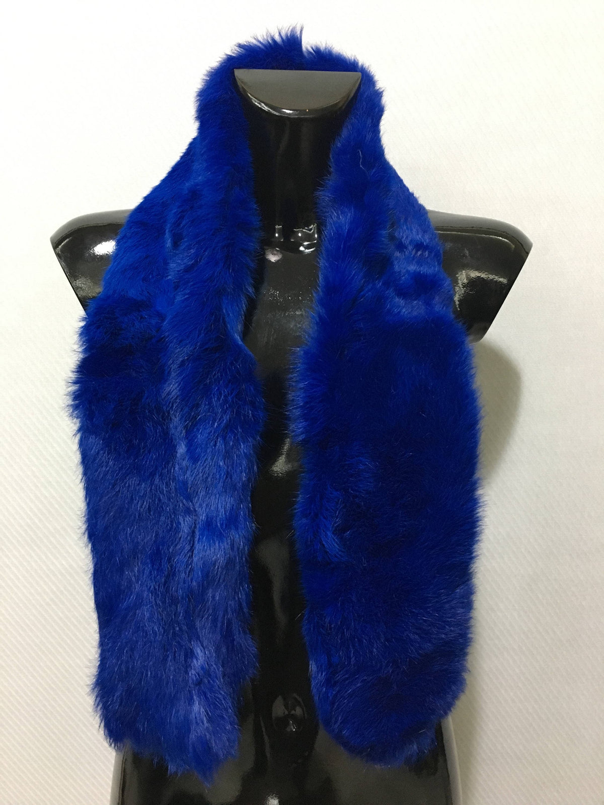 Fur scarf, rabbit fur scarf , neck warmer fur  , handmade scarf