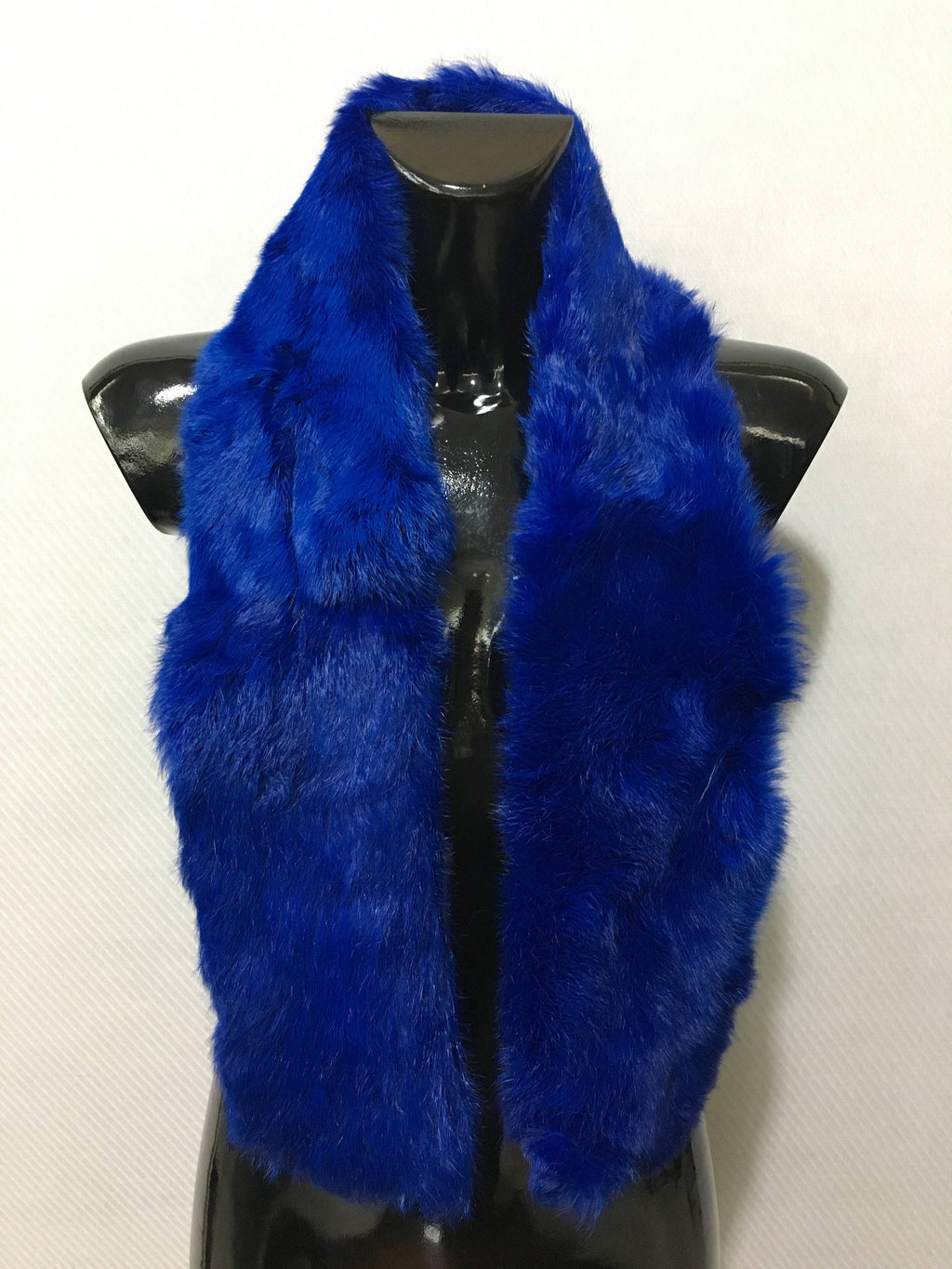 Fur scarf, rabbit fur scarf , neck warmer fur  , handmade scarf