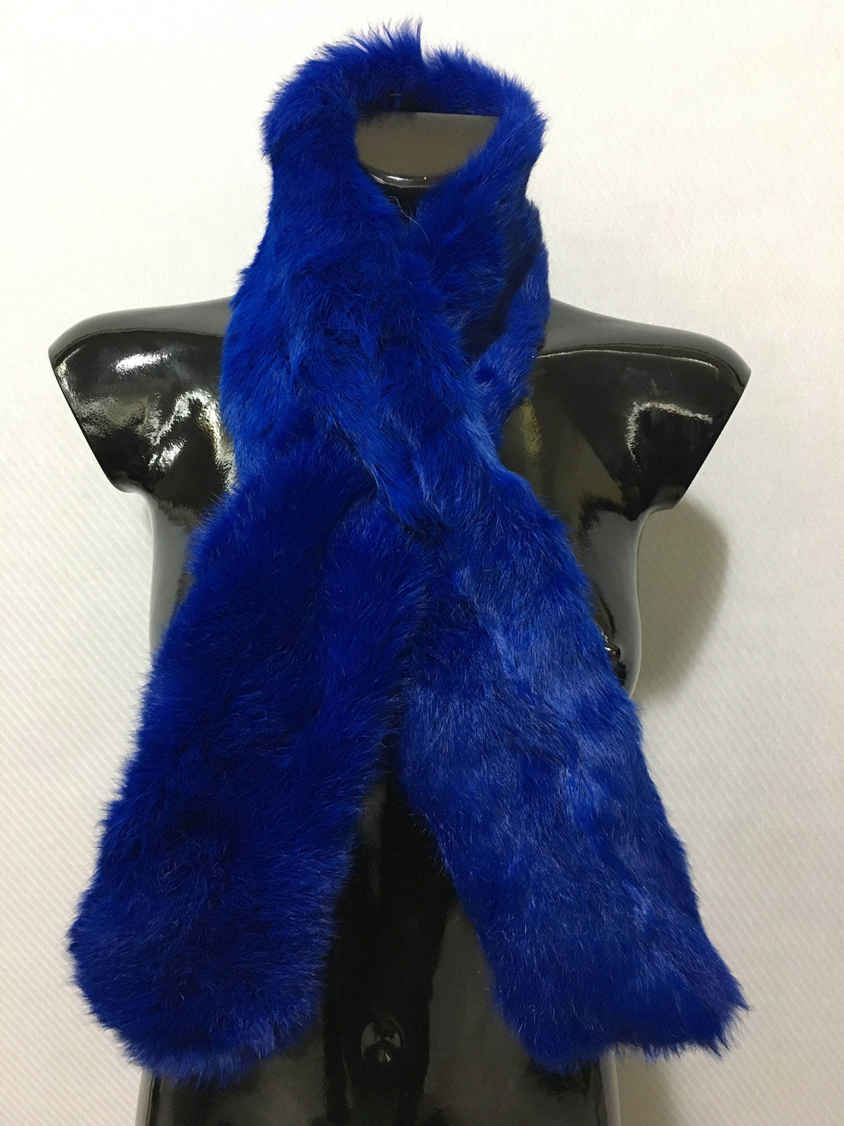 Fur scarf, rabbit fur scarf , neck warmer fur  , handmade scarf