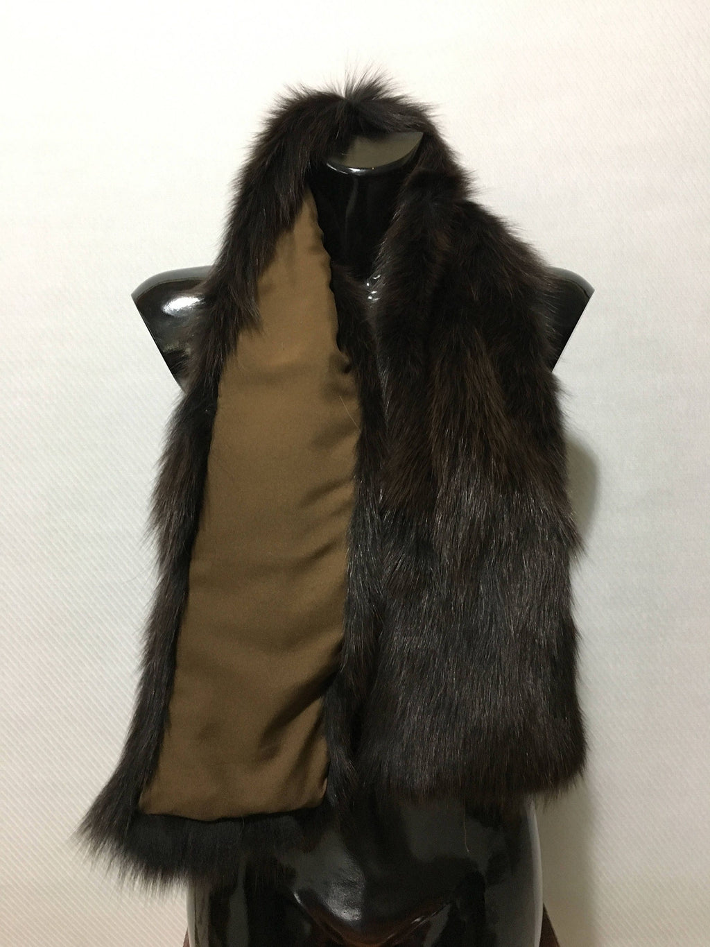 100% natural fox collar , Fur Scarf, Fox fur shawl gift for her , luxury gift for women