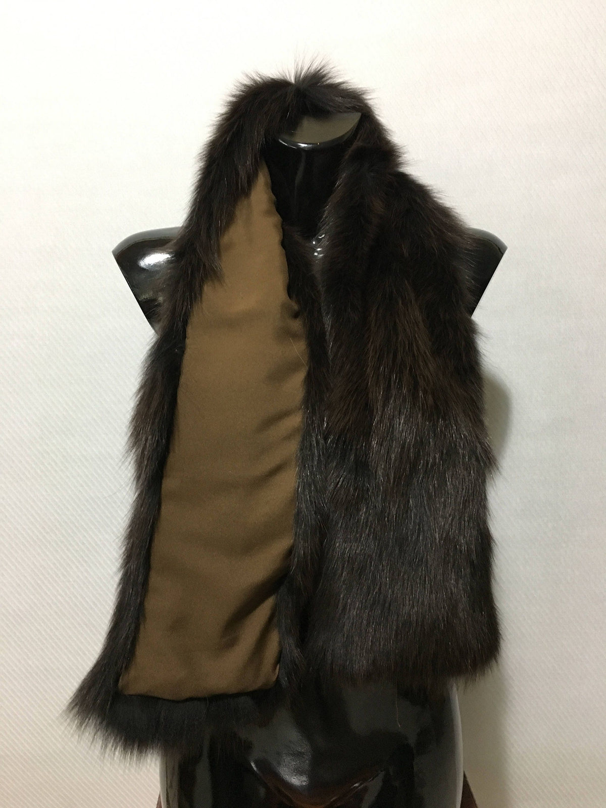 100% natural fox collar , Fur Scarf, Fox fur shawl gift for her , luxury gift for women
