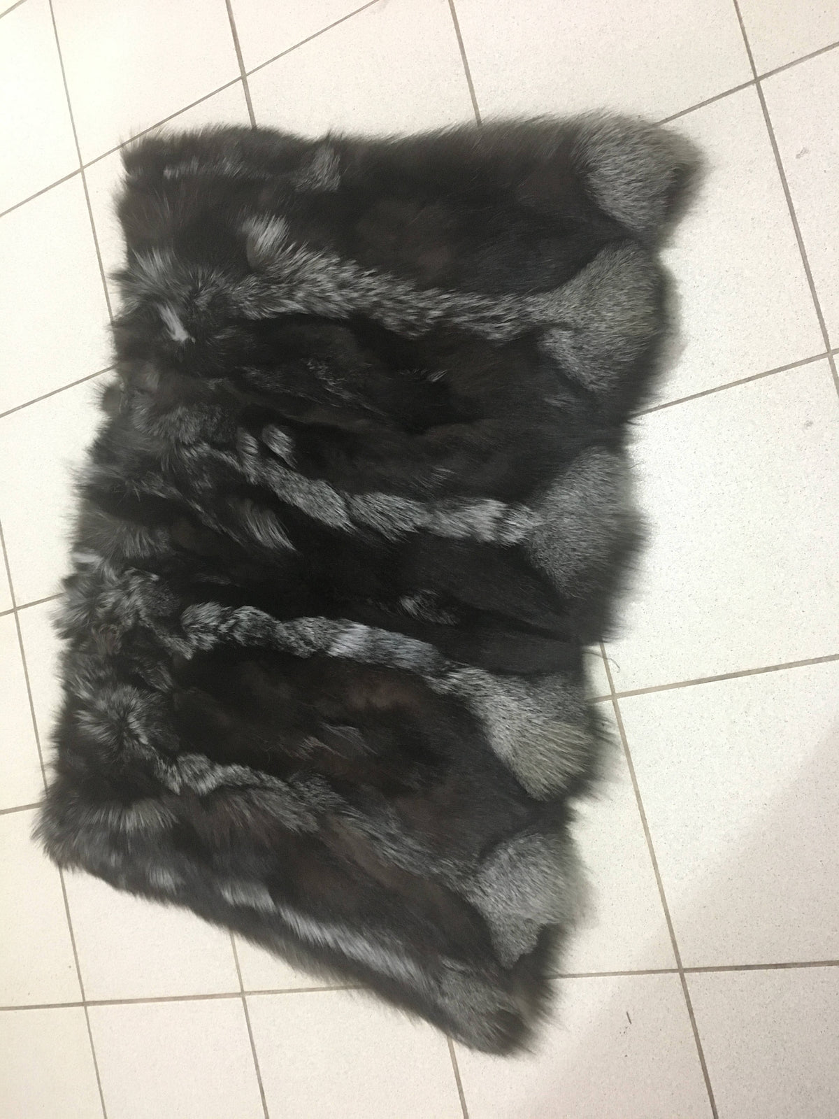 Real Silver fox fur Blanket. Genuine Silver Fox Fur Throw. Fox Fur carpet. Silver Fox Fur Rug