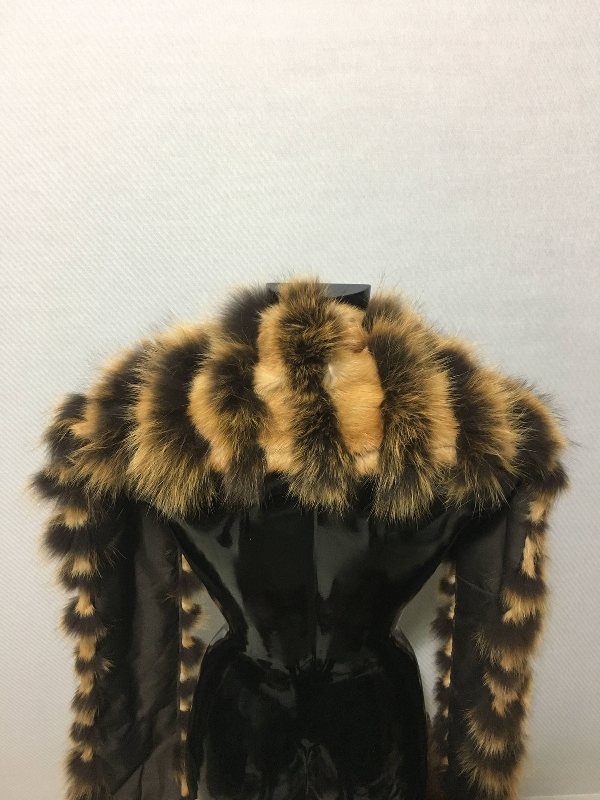Real Natural Mustard Rabbit & Fox Fur Scarf - Collar
