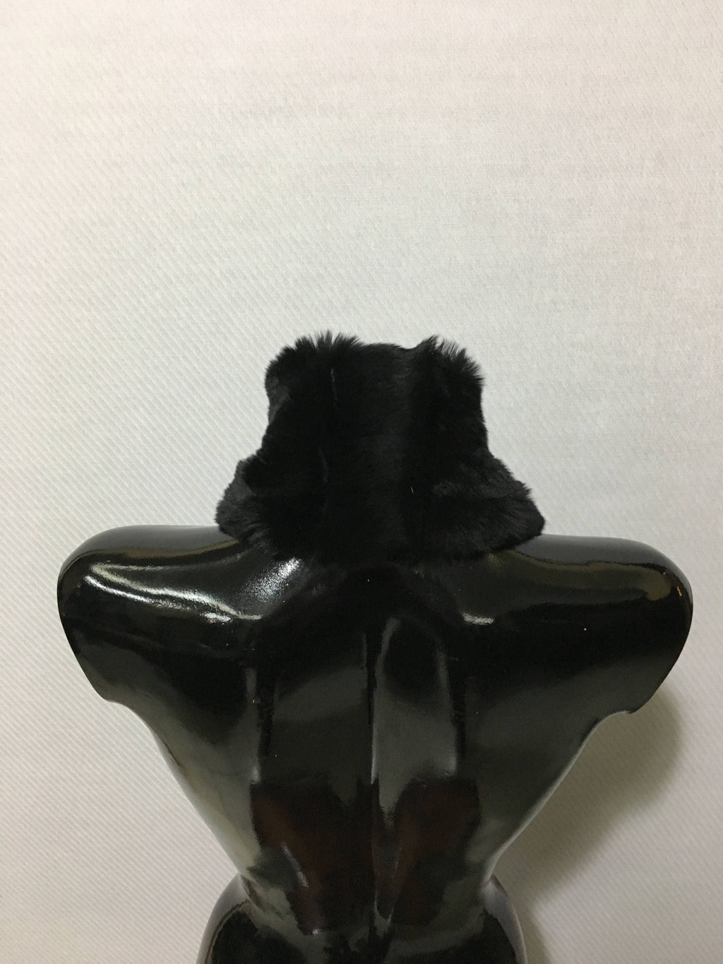Black & white  with love Rex rabbit Real Fur Scarf
