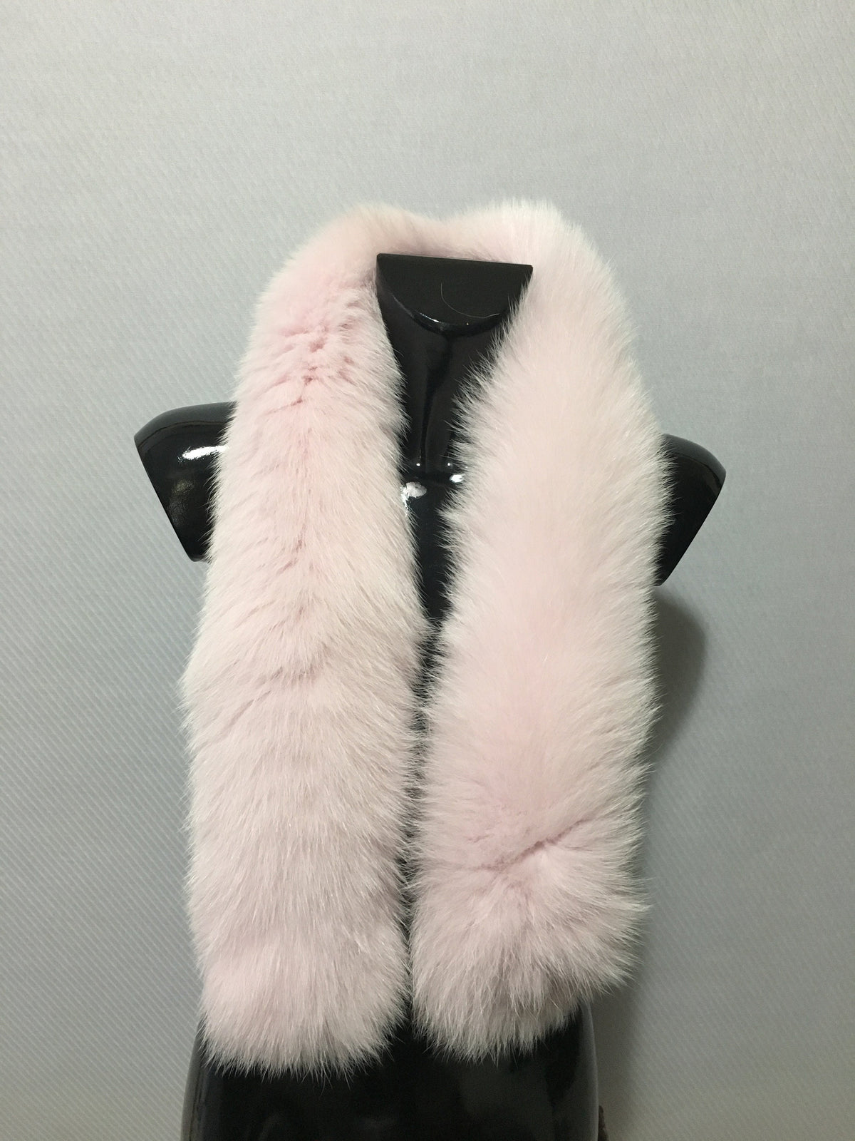 Beautiful Real Natural Tone of Pink Fox Small Fur Scarf Collar