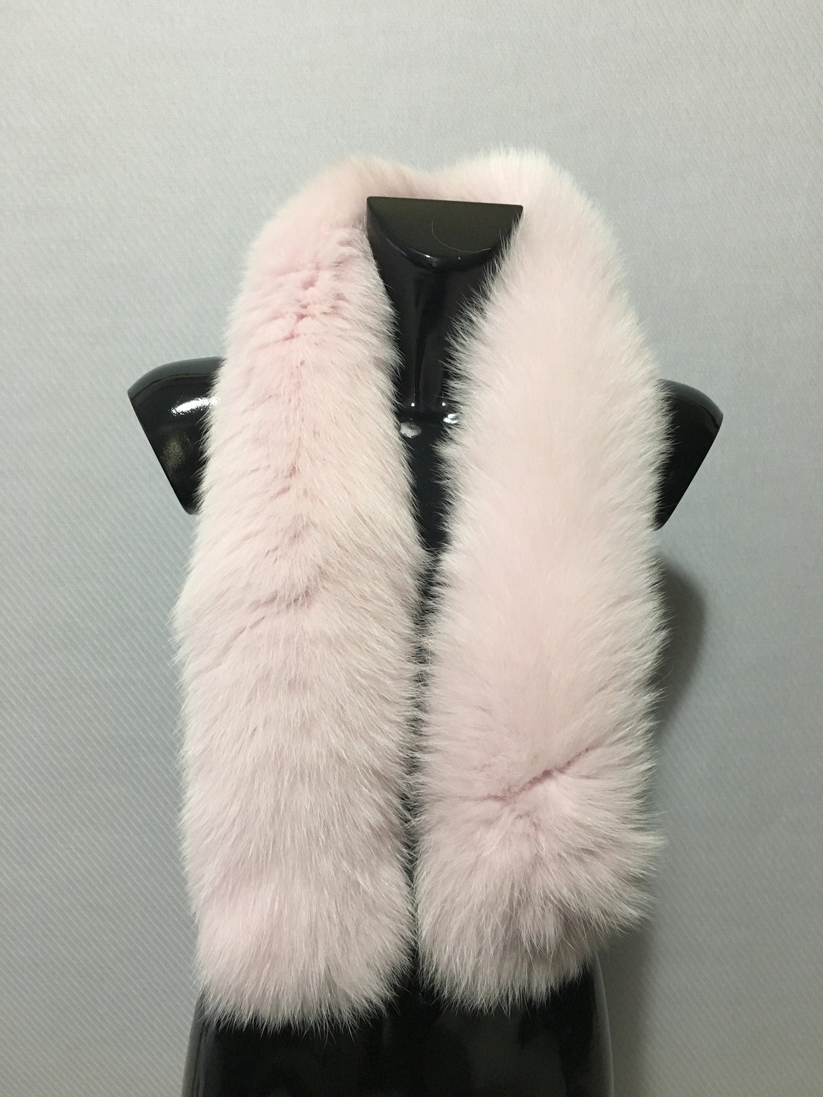 Beautiful Real Natural Tone of Pink Fox Small Fur Scarf Collar