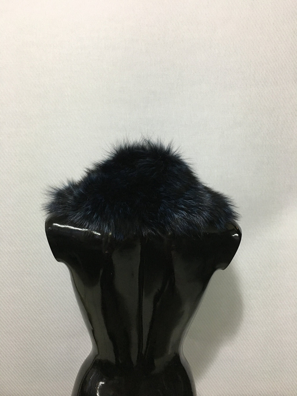 Gorgeous Real Natural Blue Black Color Fox Fur Collar