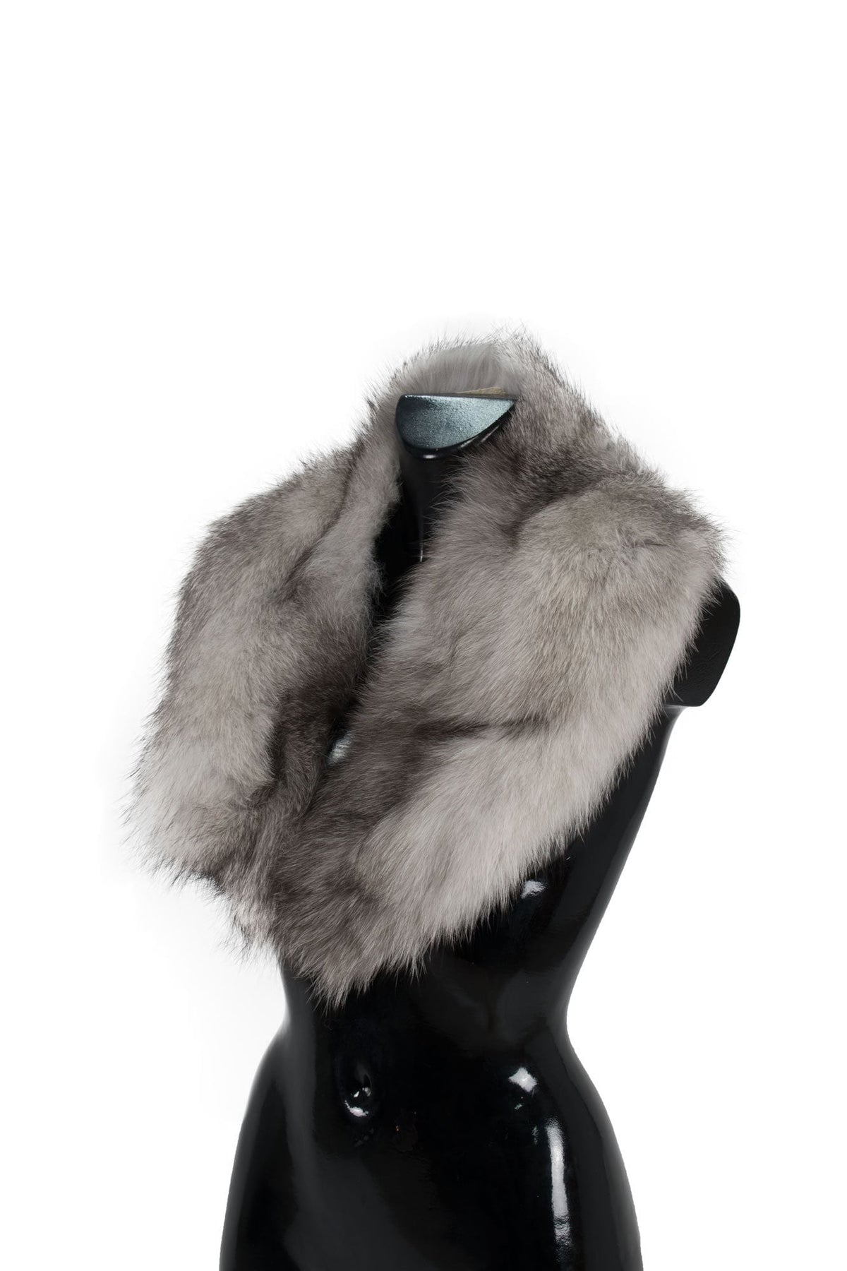 Gorgeous Fox Fur Collar Silver Frost Color . Fashion Fur Collar. Fur collar, Fur scarf , Detachable Fur Collar, Coat collar