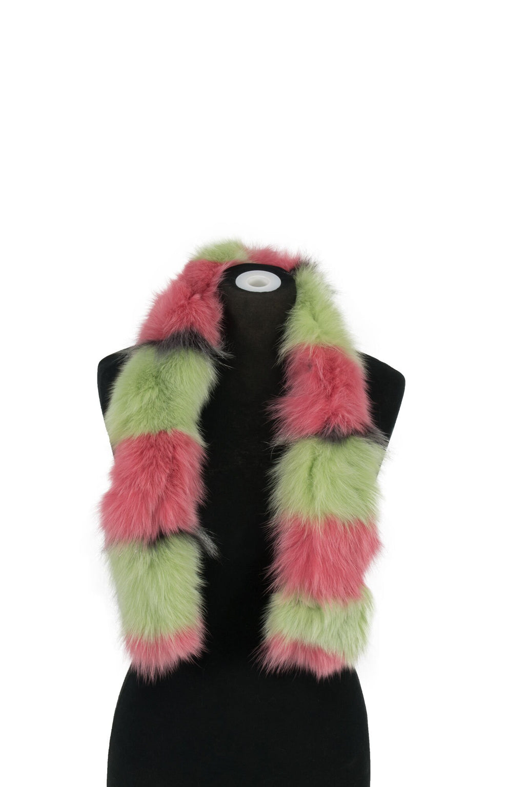Amazing Colorful  Fox  Fur Scarf Collar