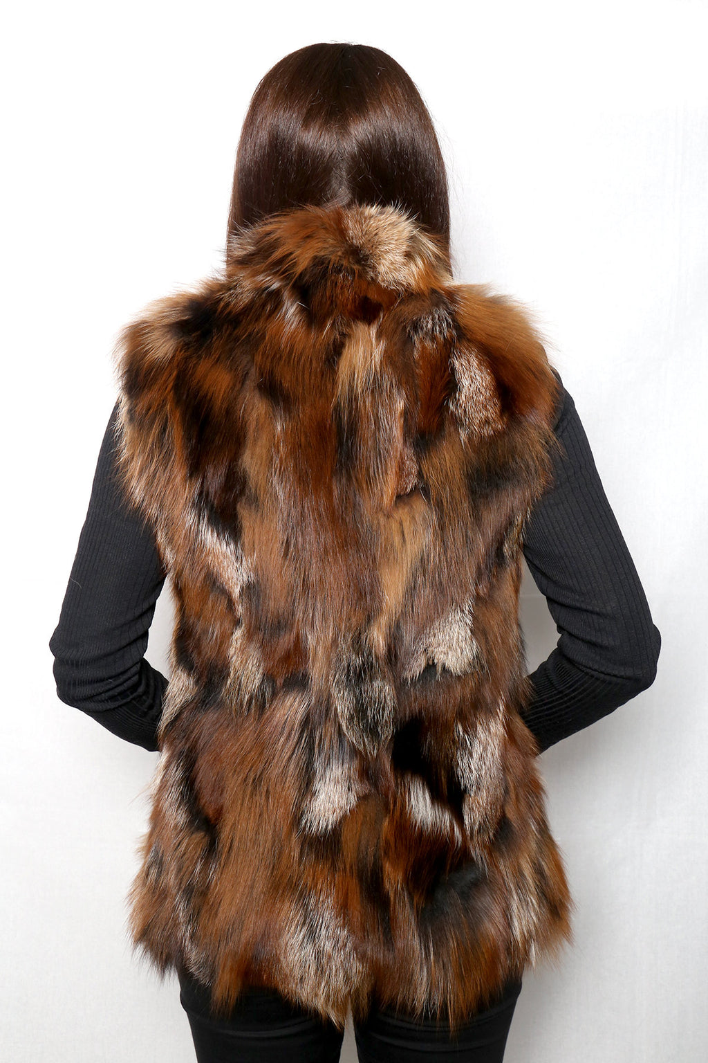 Matilda Fox Vest , Top Quality  Fox Vest, Luxury Fur Vest For Woman, New Model !!