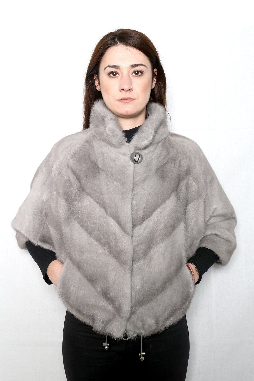 Silver Mink Fur Jacket. Mink jacket for woman!!