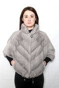 Silver Mink Fur Jacket. Mink jacket for woman!!