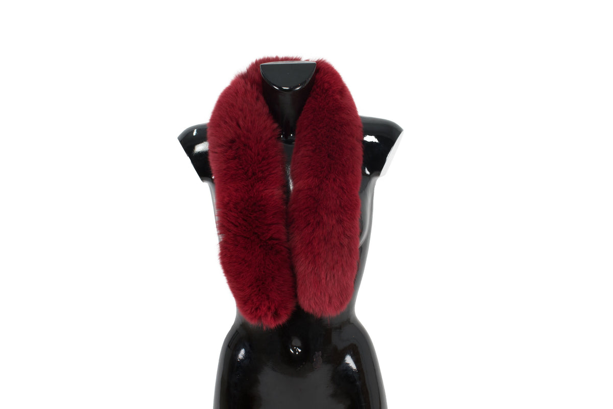 Fashionable  Red Fox Small Fur Scarf Collar, Fur Scarf, Fox Fur Collar, Fur Stripe, Fur trim For Hood
