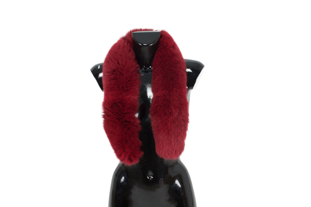Fashionable  Red Fox Small Fur Scarf Collar, Fur Scarf, Fox Fur Collar, Fur Stripe, Fur trim For Hood