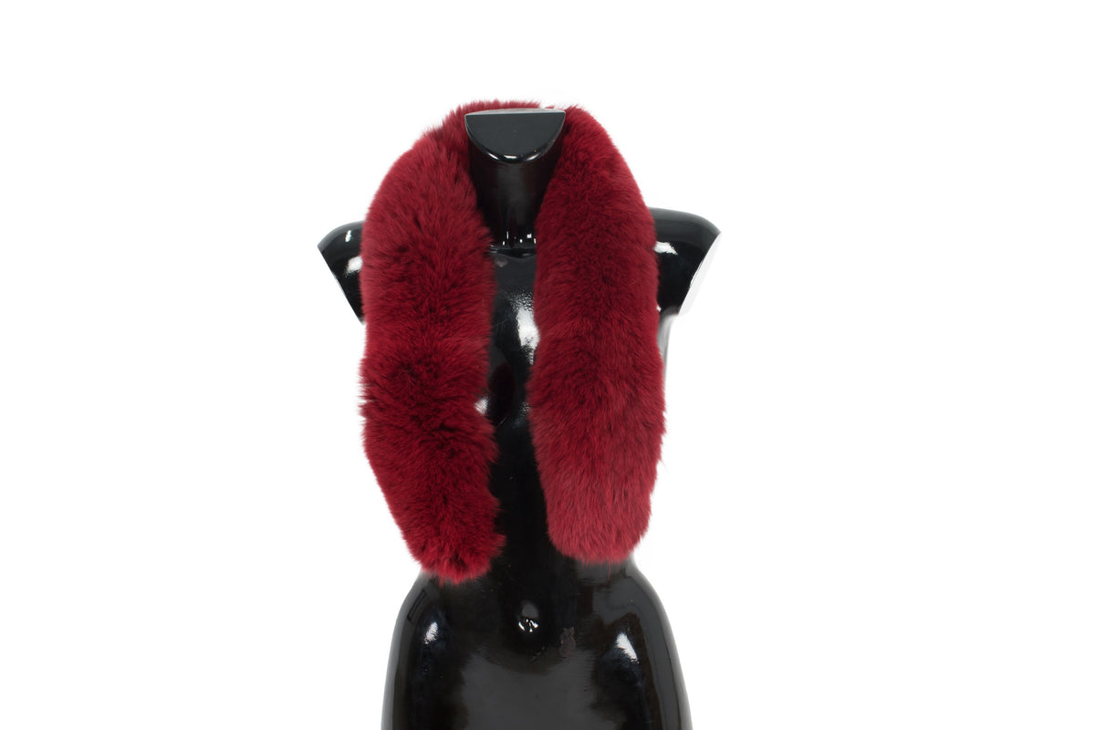 Fashionable  Red Fox Small Fur Scarf Collar, Fur Scarf, Fox Fur Collar, Fur Stripe, Fur trim For Hood