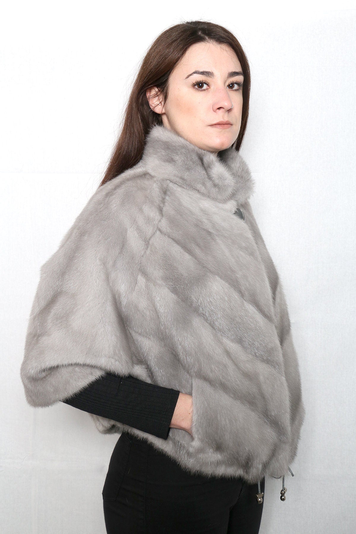 Silver Mink Fur Jacket. Mink jacket for woman!!