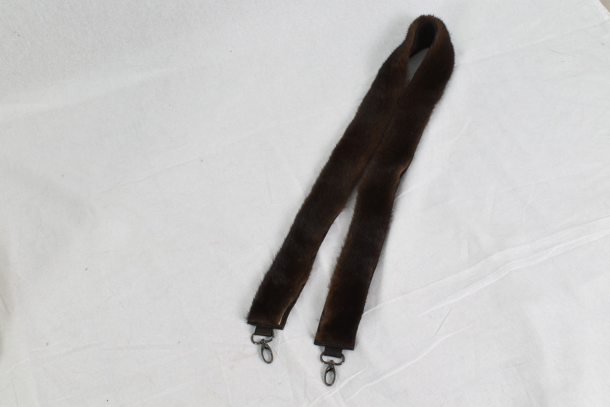 Bag strap , fur bag stram , mink fur bag strap, fur accessories for bug,