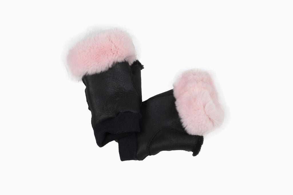 Gorgeous sheepskin gloves , fingerless gloves , women sheepsking fingerless gloves, luxury gift for women