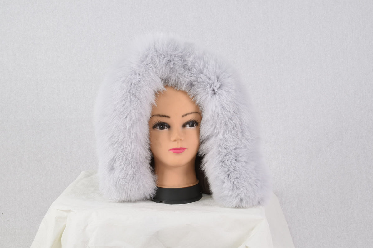 Amazing Ciel  Color Fox Fur Small Collar & Fur Trim For hood, Fur Trim Stripe, Fur collar, Fur trim,Hood Trim detachable,Fur Accessory