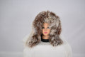 Genuine Real Beige Fox Fur Small Collar, Fur collar, Fur trim For hood, Hood Trim detachable,Fur Accessory