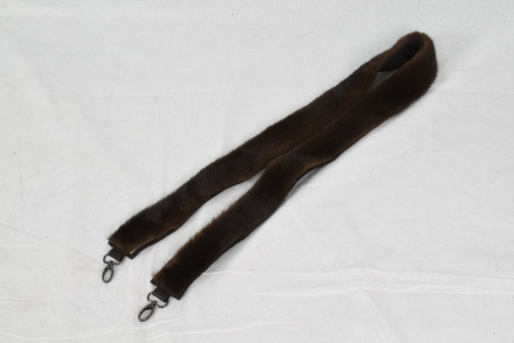 Bag strap , fur bag stram , mink fur bag strap, fur accessories for bug,