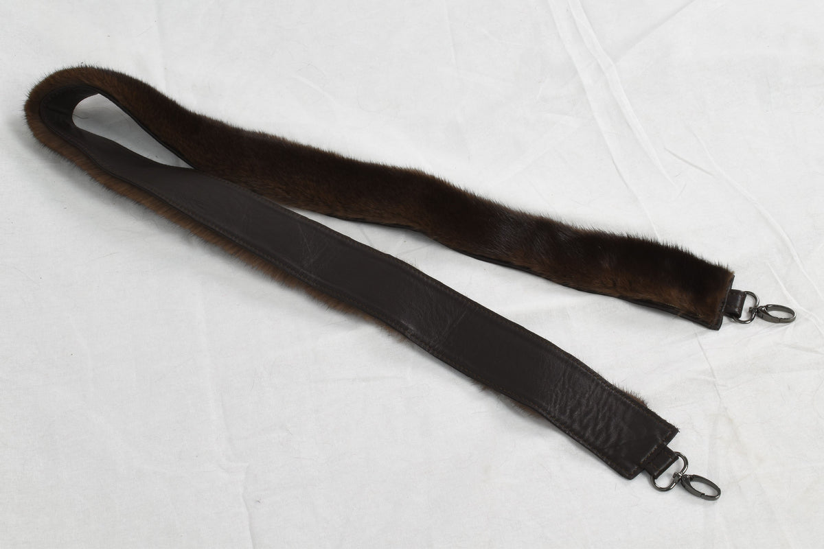 Bag strap , fur bag stram , mink fur bag strap, fur accessories for bug,