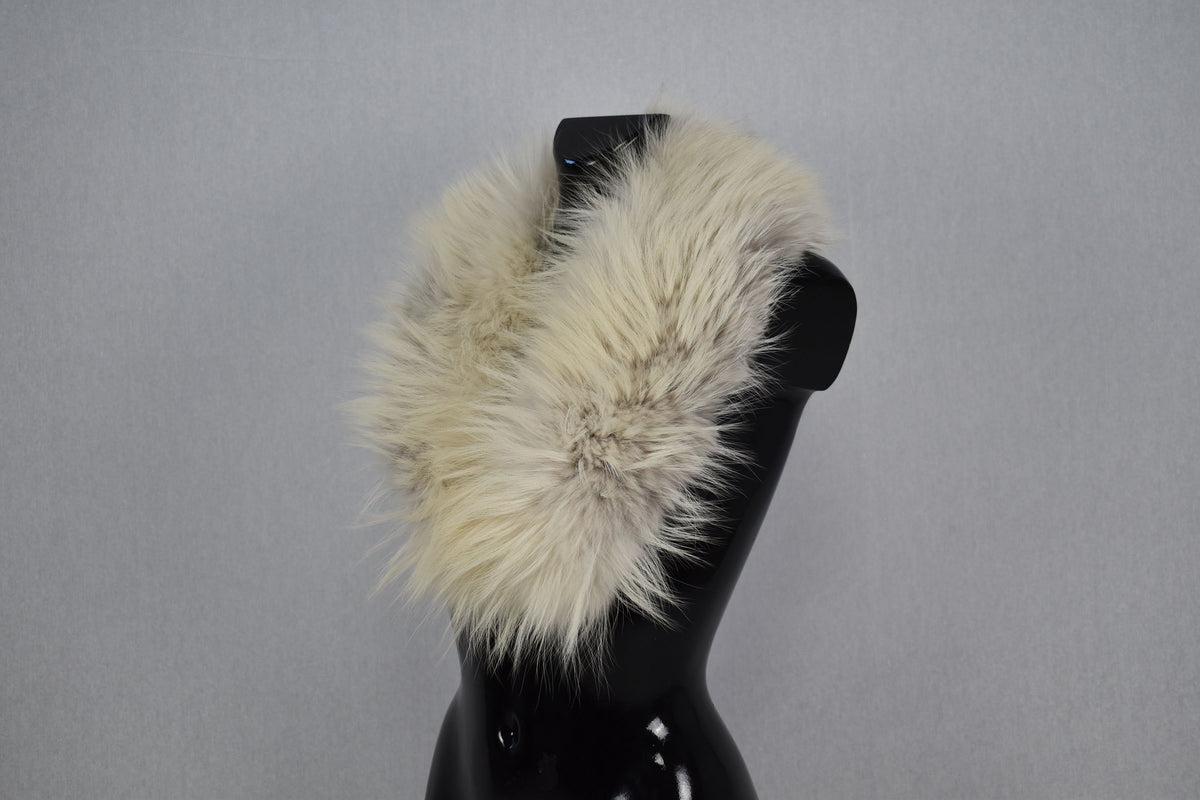 Swanky  Fox Fur Collar, Fur scarf, Coat Collar , Winter Collar, women collar, fashionable Fur collar