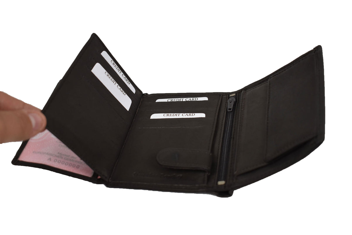 Genuine Leather Wallet, mens wallet,Men's small leather credit card wallet, Luxurius Gift