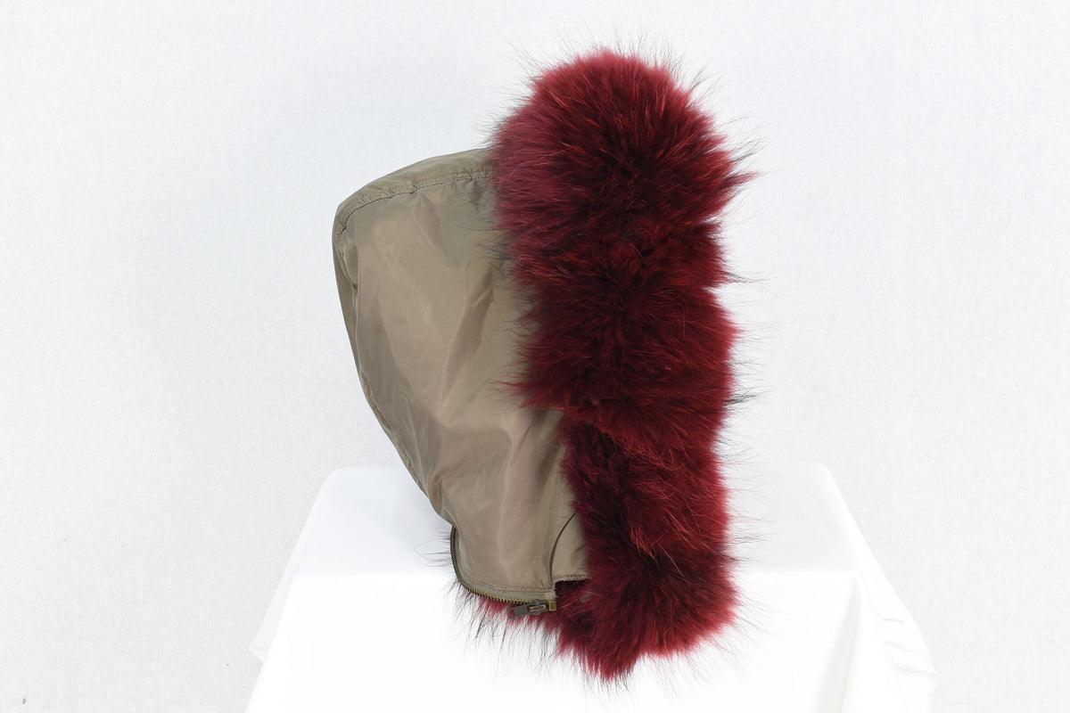 Stylish  Fox Fur Small Collar, Fur Trim For  Hood, Trim Hood ,Real fur trim hood detachable ,Fox Fur,