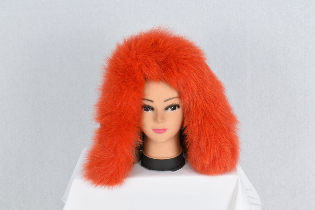 Fashionable  Fox Fur Small Collar, Fur Trim For  Hood, Trim Hood ,Real fur trim hood detachable ,Fox Fur,