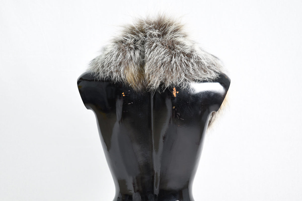 Fox Fur Collar, Fur scarf, Coat Collar , Winter Collar, women collar, Silver -Gold  Fur collar,