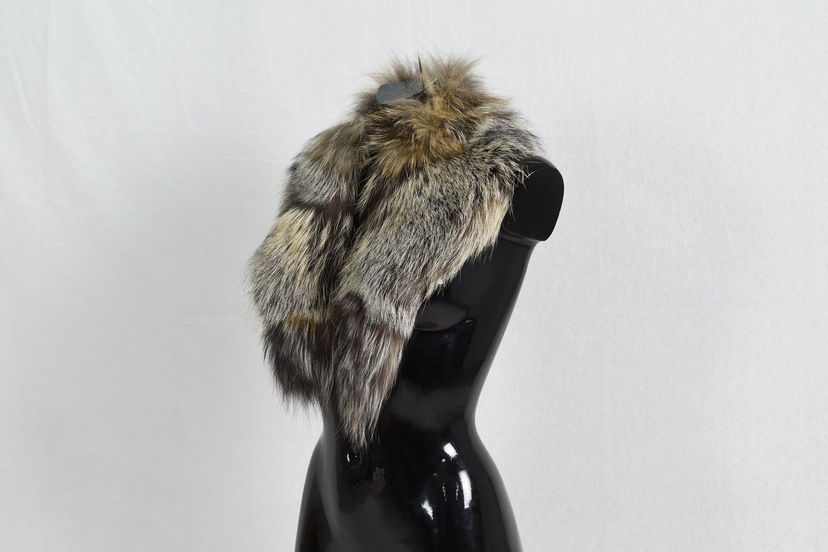 Fox Fur Collar, Fur scarf, Coat Collar , Winter Collar, women collar, Silver -Gold  Fur collar,