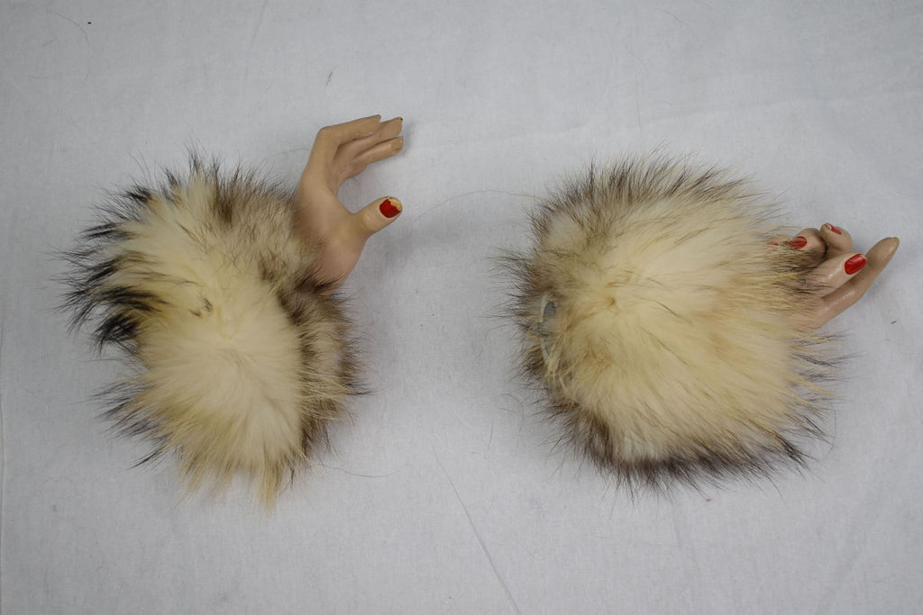 Lovely Fox Fur Cuffs,Coat Cuffs, Fox Fur , winter Coat cuffs,detachable Fur cuffs