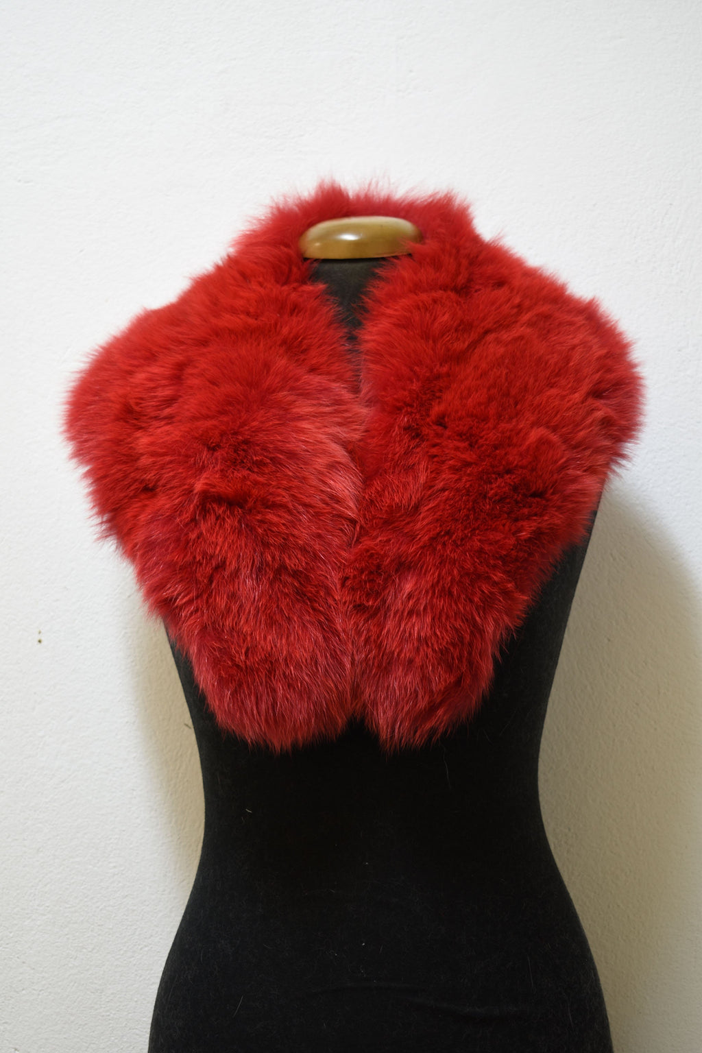 Genuine Real Red Fox Fur Collar, winter collar, Fur Collar, Made in Greece, Detachable Fox Fur Collar,