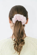Γούνινα Scrunchies, Γούνινα Scrunchies από βιζόν, Γούνινο βραχιόλι, Κομψά γούνινα Scrunchies - Βραχιόλι από βιζόν