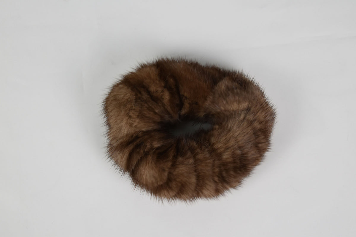 Fur Scrunchies , Mink Fur Scrunchies , Fur bracelet , Stylish mink fur Scrunchies - Bracelet