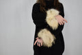 Lovely Fox Fur Cuffs,Coat Cuffs, Fox Fur , winter Coat cuffs,detachable Fur cuffs