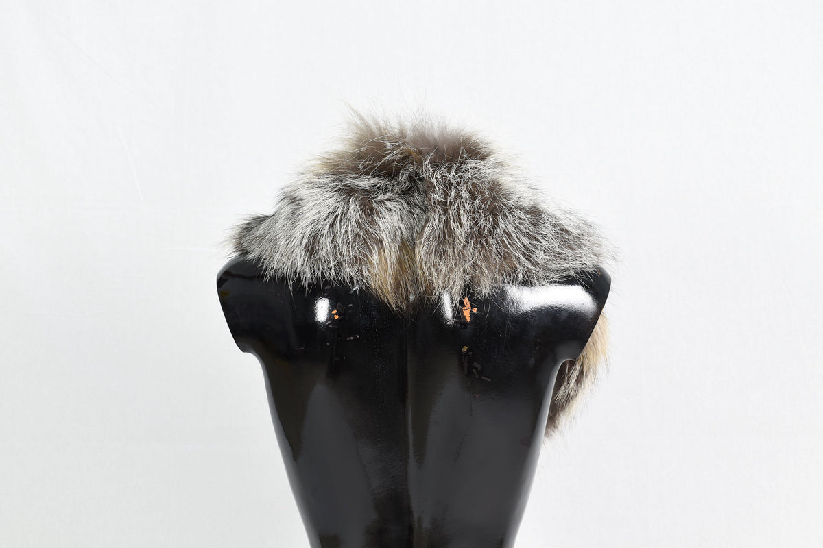 Fox Fur Collar, Fur scarf, Coat Collar , Winter Collar, women collar, Silver -Gold  Fur collar,