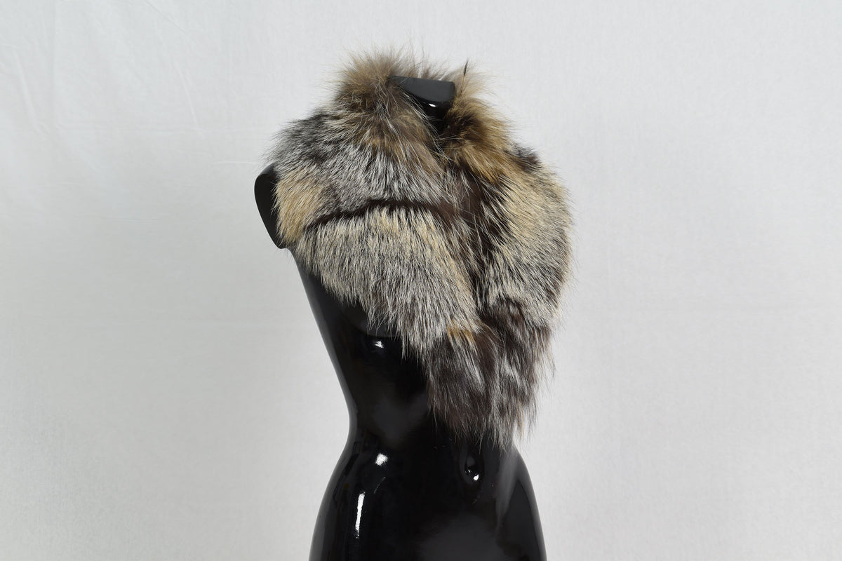 Fox Fur Collar, Fur scarf, Coat Collar , Winter Collar, women collar, Silver -Gold  Fur collar,