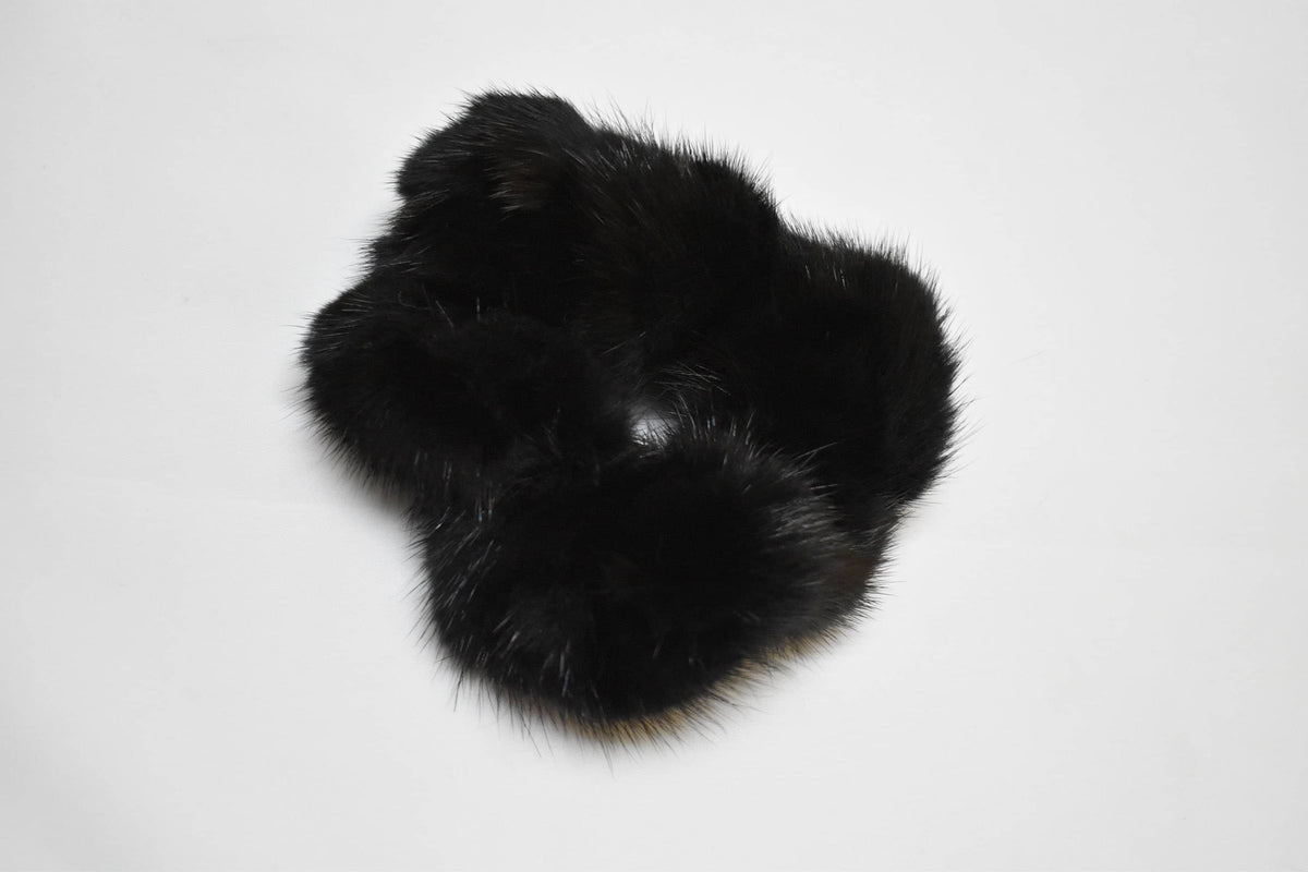 Fur Scrunchies , Mink Fur Scrunchies , Fur bracelet , Stylish mink fur Scrunchies - Bracelet