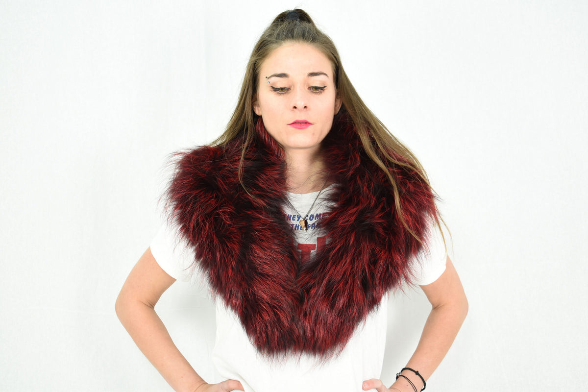 Fox Fur Collar, Fox Collar, Winter collar, Coat collar, Detachable Fox Fur Collar