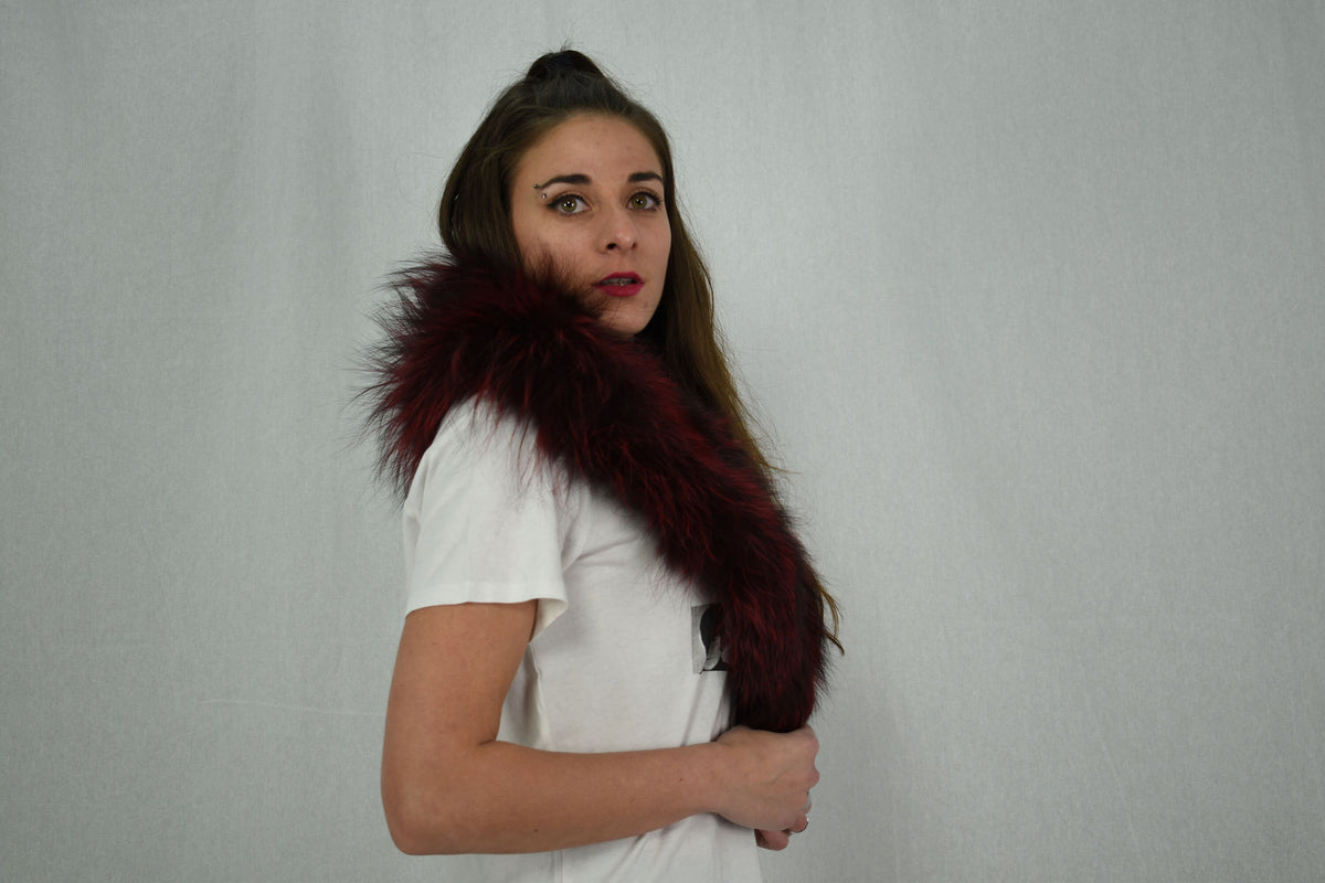 Fox Fur Collar, Fox Collar, Winter collar, Coat collar, Detachable Fox Fur Collar
