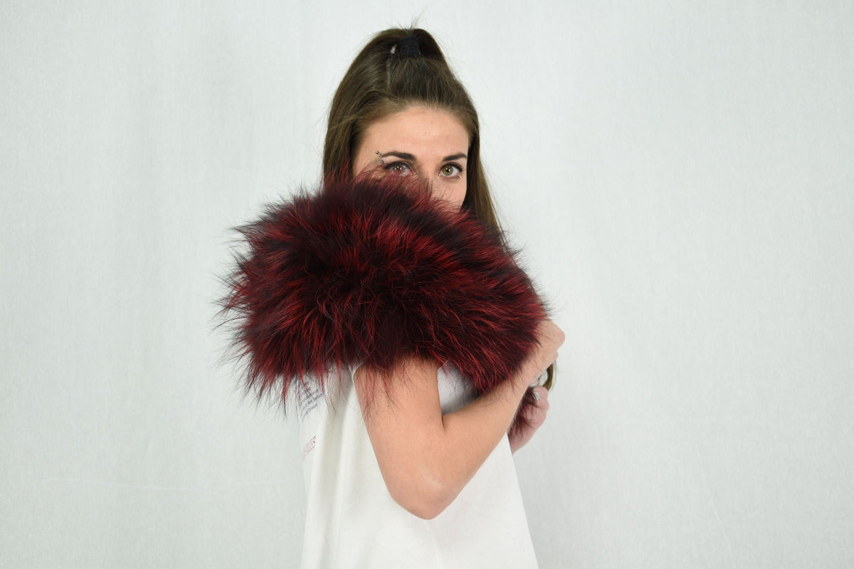 Fox Fur Collar, Fox Collar, Winter collar, Coat collar, Detachable Fox Fur Collar