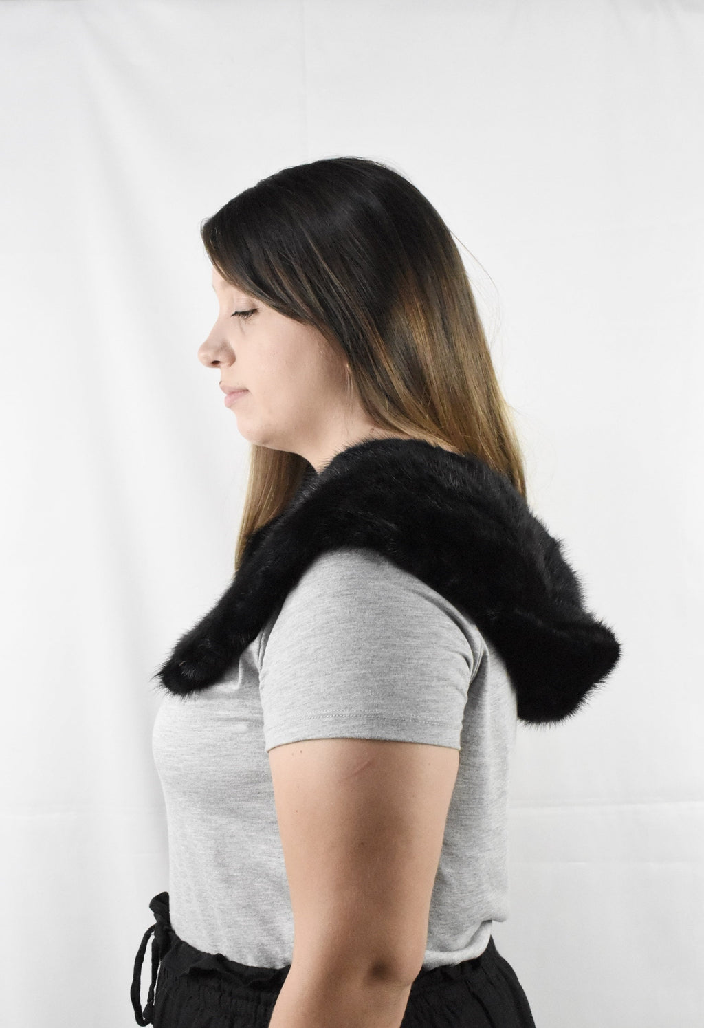 Mink Fur Collar  |  Fur Collar ,Scarf For Women | Mink Fur shawl | Fur Accessorie Gift For Him