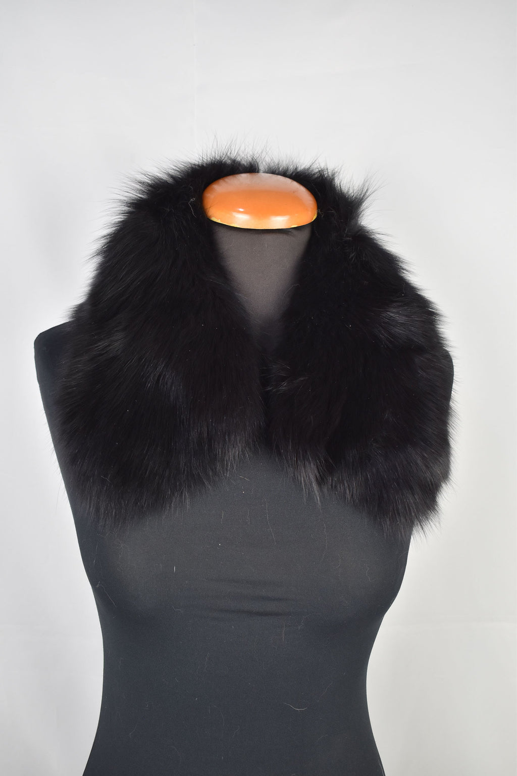 Fur Collar with Detachable Silk Shawl, Gift For mom ,Fox Fur Collar ,Women  Silk Shawl  and Wraps , Fox Fur Coat Collar With Silk Wraps