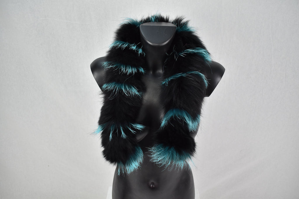 Real Fur trim For Hood | Fox Fur Scarf | Fur Collar |Detachable Fur Trim For Hood