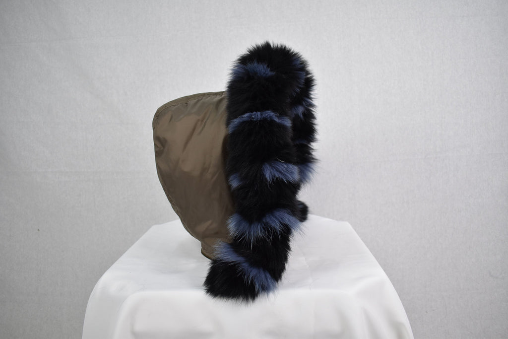 Fur Strips For Hood , Fur Collar, Fur Scarf, Fur For Parka Hoodie , Real Fox Fur