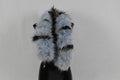Fashionable   Fox Fur Collar , fox collar,big fox Fur Collar, Detachable Fox Fur Collar,Fur Scarf, purple and lilac fox collar