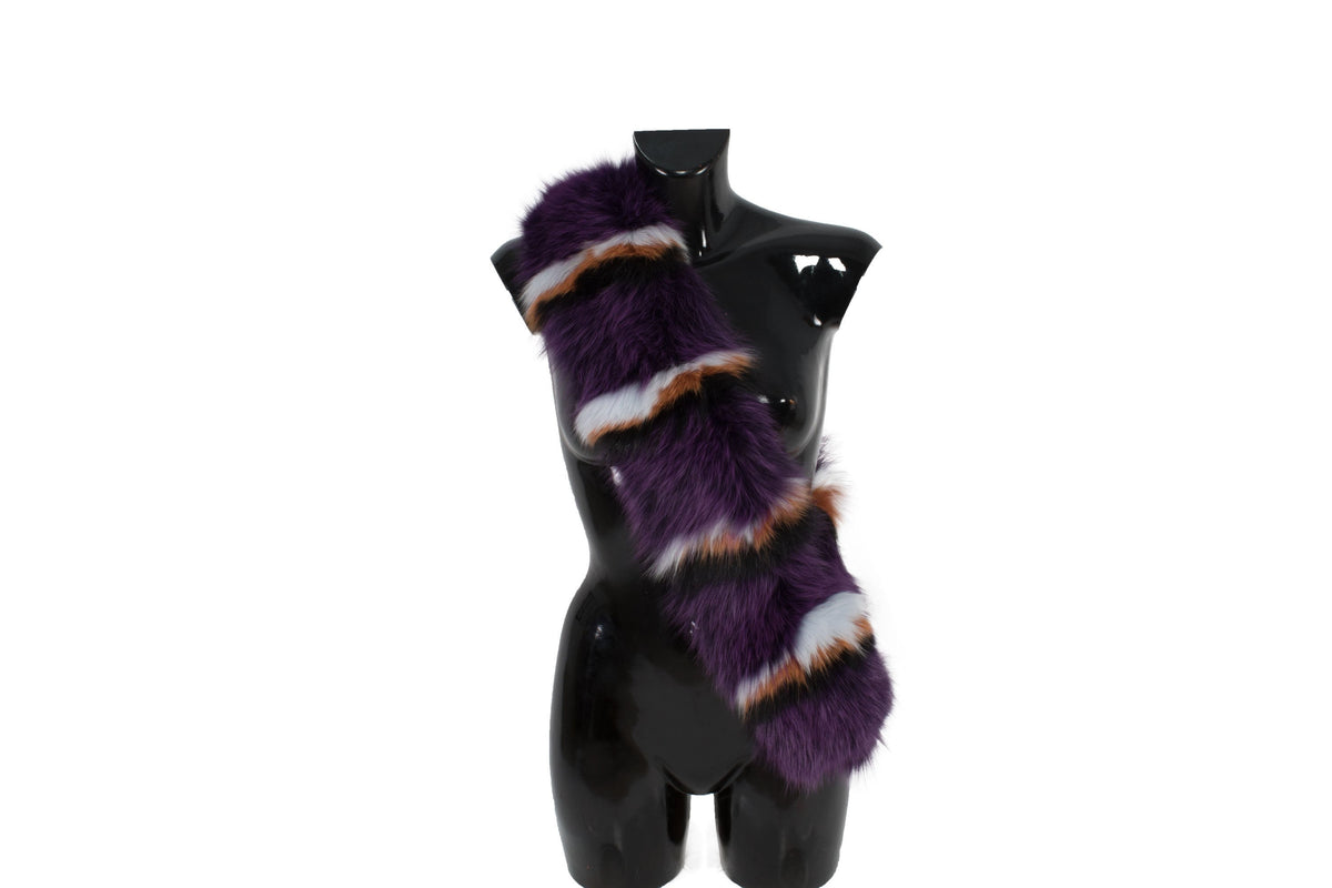 Real Natural Handmade  Fox  Fur Scarf-Collar. Fox Fur Etole . Best Gift For Anniversaris and more